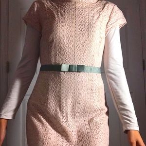 Light pink lace gown